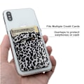Miniatyrbild 2 av 5: ##/Dubbellagers Lycra Mobiltelefon Korthållare - Zebra Tryck, Multifunktion##/