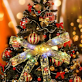 Miniatyrbilde 4 av 5: ##/Julelys med bånd (4M, Fargede lys), Julelys##/