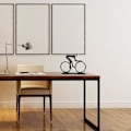 Miniatyrbillede 2 af 4: ##/Statue Sort Cykelatlet Skulptur - Moderne Abstrakt Kunst Res##/