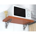 Miniatyrbillede 3 af 5: ##/Foldbar Beslag, 2 stk. Foldbare Hylder i Rustfrit Stål, Fo##/