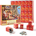 Miniatyrbillede 1 af 6: ##/Julepuslespil, 1008 brikker Julepuslespil, 24 dage##/