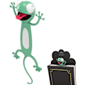 Pikkukuva 1 / 5: (Kirjanmerkin-Gecko)Kirjan ystävien kirjanmerkit söpöt kirjanmerkit söpöt kirjanmerkit