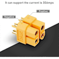 Miniatyrbillede 3 af 5: 10 stk. XT60 Batteristik til RC Batteri Legetøjskøretøj 5 stk. hanstik og 5 stk. hunstik