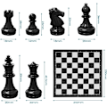 Miniatyrbild 1 av 5: Magnetiskt Schackbräde, Deluxe Vikbart Schackset, Bärbart Schack