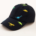 Miniatyrbillede 5 af 5: Sort - Børne Solhat Dinosaur Baseball Kasket Sommer Justerbar