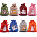 Miniatyrbilde 3 av 4: 50 Pakk (15 x 20 cm) Juteposer Halloween Trick Or Treat Jute