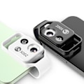 Miniatyrbilde 3 av 6: ##/Bærbar Mikroskop for Telefon 200X Lommemikroskop for Barn for å Utforske Mikroverdenen med LED-lys (Svart)##/