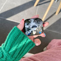 Miniatyrbilde 1 av 5: TPU beskyttelsesetui for tredje generasjon Airpods (svart bakgrunn