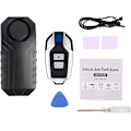 Miniatyrbillede 5 af 5: ##/(Sort) Trådløs Motorcykel/Cykelalarm  Tyverisikringsalarm med Fjernbetjening  Vandafvisende IP55  113 DB Super Høj##/
