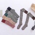 Miniatyrbillede 5 af 5: ##/Store, varme jule-sokker til kvinder - Grøn, Lange Strikket Vintersokker##/