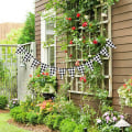Miniatyrbillede 1 af 5: 4 stk. Ternet Banner Racing Flag Party Flag Banner Prop til
