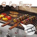 Miniatyrbilde 3 av 3: 4 stk. Bærbare Grillkurvsett med Grillkurver med Non-Stick Belegg