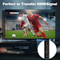 Pikkukuva 2 / 5: 4-pakkauksen litteä HDMI-sovitin, 90 asteen kulmassa oleva pystysuora litteä HDMI-sovitin