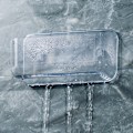 Pikkukuva 3 / 5: Valkoinen - Suuri wc-seinähylly seinäkaappi seinäkiinnitys