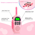 Miniatyrbilde 2 av 5: ##/(2 rosa) oppladbare walkie-talkies radioleker for barn##/