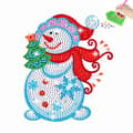 ##/DIY Diamantmålning Dekal Väggdekal Julsnögubbe##/