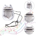 Miniatyrbild 1 av 4: 1 Styck (Klar Kattunge) 8-Tangs Kalimba, Limba, Barninstrument