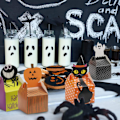 Miniatyrbilde 3 av 5: 50 STK Halloween Gaveeske, Halloween Gaveesker i Papir, Heks Pumpe