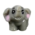 Miniatyrbillede 1 af 5: Havestatue Realistisk Udseende Vandtæt Resin Dyrestatue Mikro Landskab DIY Ornament til Hjemmet Elephant