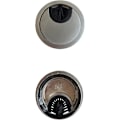 Pikkukuva 3 / 5: Pyöreä johtokansi ?50mm pöydän johtojen upottamiseen