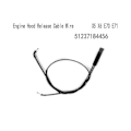 Miniatyrbilde 4 av 5: Ny Motorpanser Utløserkabel Wire For X5 X6 E70 E71 51237184456