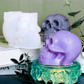 Pikkukuva 4 / 5: /#/3D-kallopääkynttilämuotti, Halloween-muotti kynttilänvalmistukseen, silikoni/#/