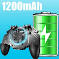 Miniatyrbillede 2 af 5: MEMO AK77 Spil Trigger Telefonkøler Blæser Spilcontroller Pubg Controller med Blæser Pubg Mobil Trigger Joystick (1200MAh)