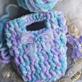 Miniatyrbild 4 av 5: ##/(Lila Blå) 4-pack 100g Akryl Stickgarn för Virkning, Stickning##/