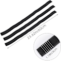 Miniatyrbild 5 av 5: 3-pack Wig Elastiska Band för att Hålla Håret på Plats 3cm Svart Nylon E