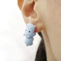 Miniatyrbillede 3 af 5: ##/6 Par Søde Dyrebid Øreringe##/