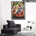 Miniatyrbilde 2 av 5: ##/Jule-diamantmalerisett 5D, 12x16 tommer, Katt##/