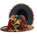 Miniatyrbillede 2 af 5: Farverig leopard vintage bowlerhat