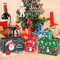 Miniatyrbillede 4 af 6: ##/Gaveposer til Jul 24-pak Juleposer med Håndtag##/