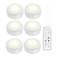 LED Spotlights Paket - 6 Stilrena Lampor med 1 Praktisk Fjärrkontroll