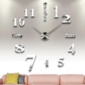 Miniatyrbillede 4 af 4: ##/Væg ur DIY 3D vægur moderne design akryl (lydløs) lysende ur##/
