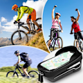 Miniatyrbillede 5 af 5: Vandafvisende Telefonholder til Cykel, MTB Rammepose med Vandafvisende Regnbetræk
