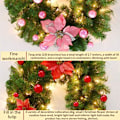 Miniatyrbild 4 av 5: ##/Julgransgirlang, Dekorerad för Eldstäder Trappor Girlangar LED-Ljus##/