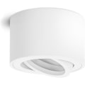 Miniatyrbilde 2 av 5: Ultra-flatt innfelt spotlight - justerbar, i matt hvit