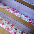 Miniatyrbilde 5 av 5: 100 stk. Fake Blomster Romantiske Fargerike Stoff Kunstige Roseblomstblader til Bryllup 2