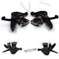Miniatyrbillede 1 af 4: 1 Par Cykel Gearskiftere, 3x8 Hastigheder Cykel Gearskifter Derailleur