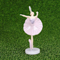 Miniatyrbillede 4 af 5: 3 stk. balletfigurer i plastik til bordpynt dansende gi