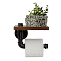 Miniatyrbild 5 av 5: Toalettpappershållare Retro Design Metallrör Hyllförvaring Set med