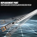Miniatyrbilde 5 av 5: Erstatning 49cm 19.3inch 6 Seksjoner Teleskopisk Antenne Antenne For Radio Tv