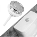 Miniatyrbillede 1 af 5: Skydeknap, 38 mm trykknap til badeværelse og WC vandbesparende enhed - velegnet til toiletcisterne