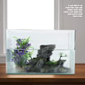 Miniatyrbilde 4 av 5: Akvarium Ornament, Simulert Harpiksbergform Hule Fiskekum