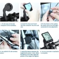 Miniatyrbillede 3 af 4: Trådløs cykel-odometer, vandtæt landevejscykelcomputer med stativ