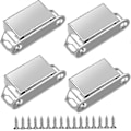 Miniatyrbilde 1 av 5: Skapdørmagnet 4 stk. Rustfrie ståldørmagneter Sterke dørmagneter 10 kg med skruer (4 stk. 6 kg)