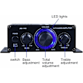 Miniatyrbillede 2 af 5: ##/Mini DC 12V HiFi Audio Forstærker Bærbar Dobbeltkanal Ster##/