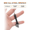 Miniatyrbilde 1 av 5: 1 Svart 100mm Mini Justerbar Metall Nøkkel for Reparasjon