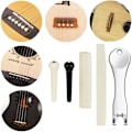 Miniatyrbild 5 av 5: ##/15-pack Gitarrbro Saddlar, 12 Plast Saddlar + 1 Saddlaravdragare##/
